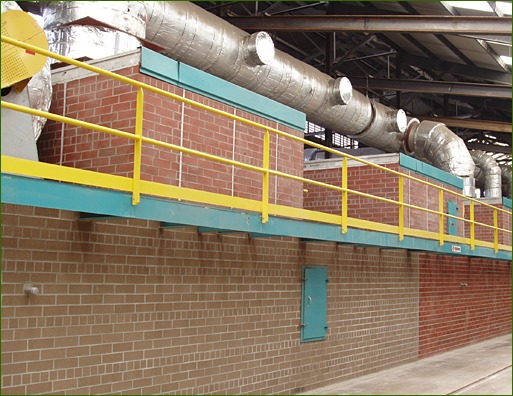 Exhaust Heat from Kiln Used to Dry Brick