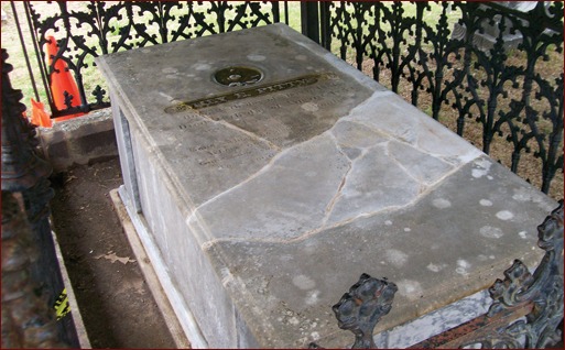 Jonathan Appell explains the process of saving one of Decatur, Ga’s, historic monuments, a box crypt tomb known as Miss Emily.