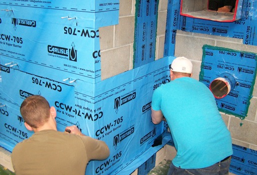 air barriers are no longer the up-and-coming wall barrier