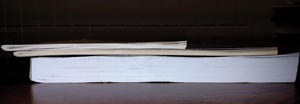 Relative thickness of the 1953, 1983 and 2013 editions of masonry design and construction standards.