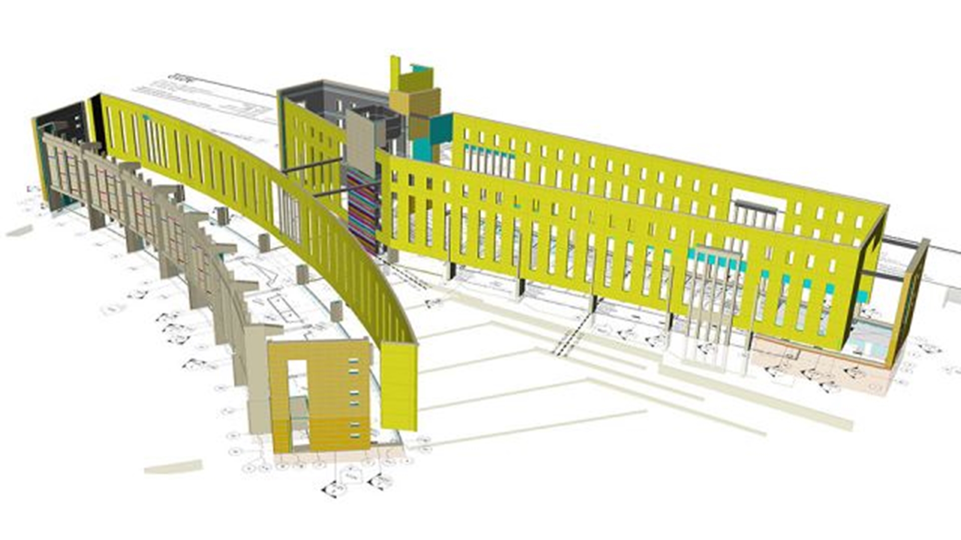 BIM-M modelling for the IU Global and International Studies Building.