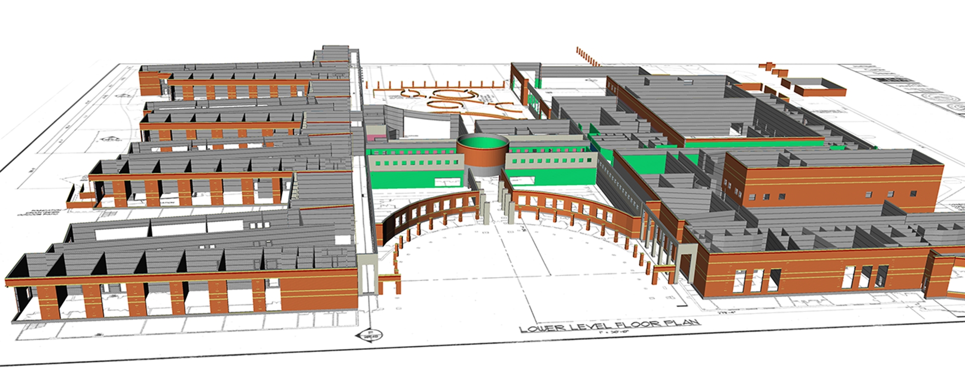 3D Modelling and BIM-M in use for River Bluff High School in Lexington, S.C.