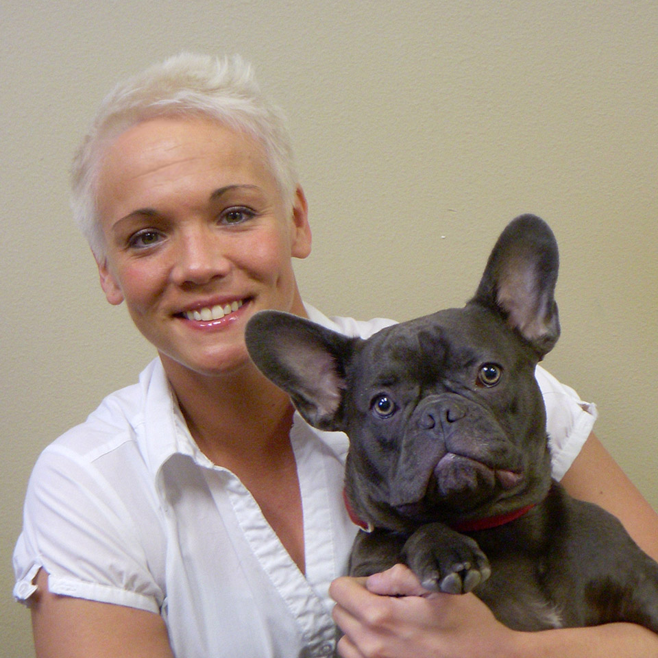 Anna Weickhardt with Mason
