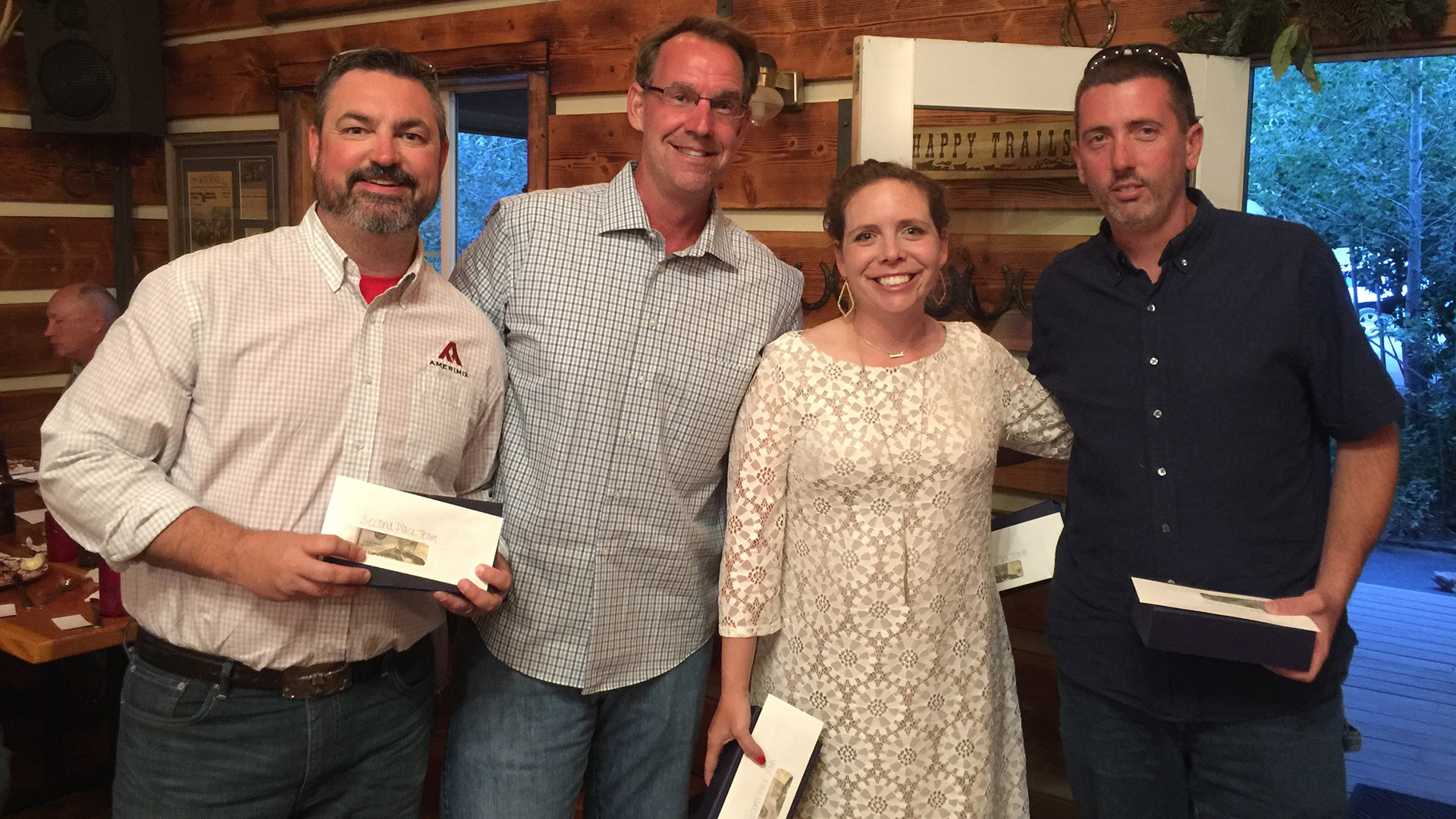 Left to right: Garen Graves, Todd Fredrick, Liz Graves, Paul Oldham