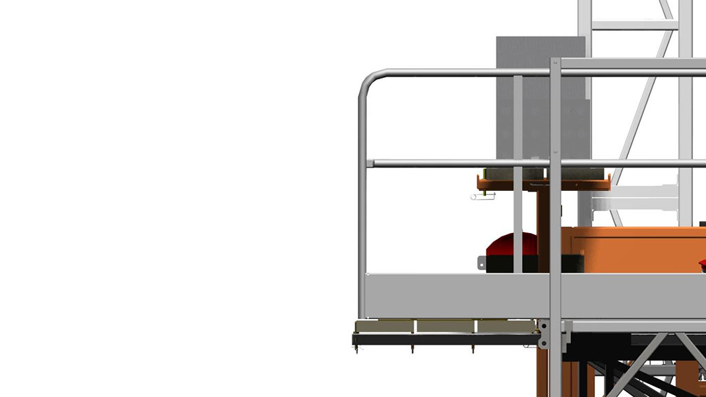 Fig. 3 – Side view of the Fraco production table.