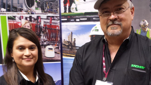 Zachry attending a Texas A&M career fair