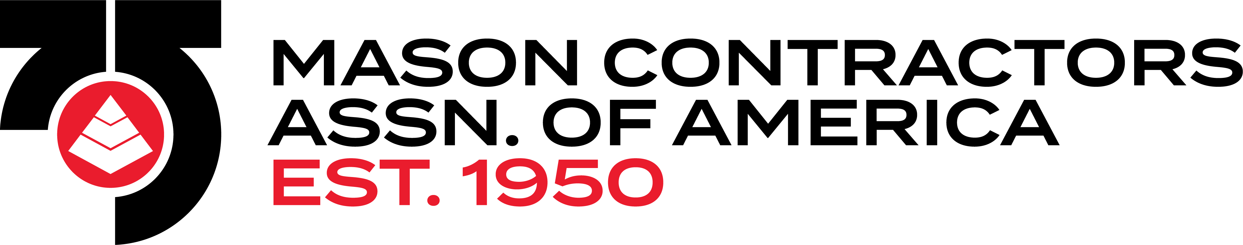MCAA 75th Anniversary Logo
