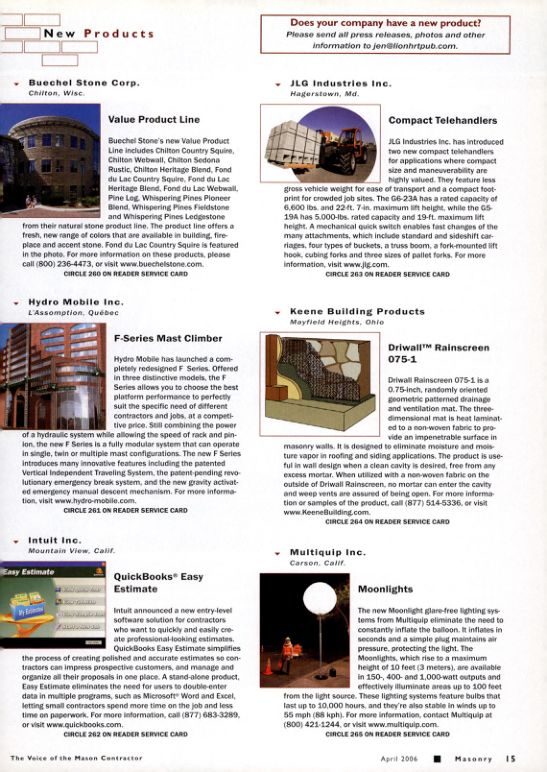 Masonry Magazine April 2006 Page. 17