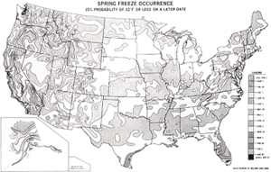 Spring Freeze Occurrence